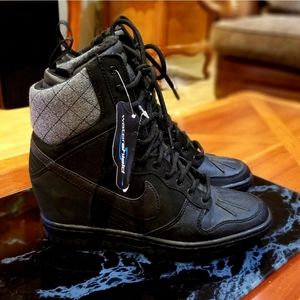 nike women's high heel sneakers